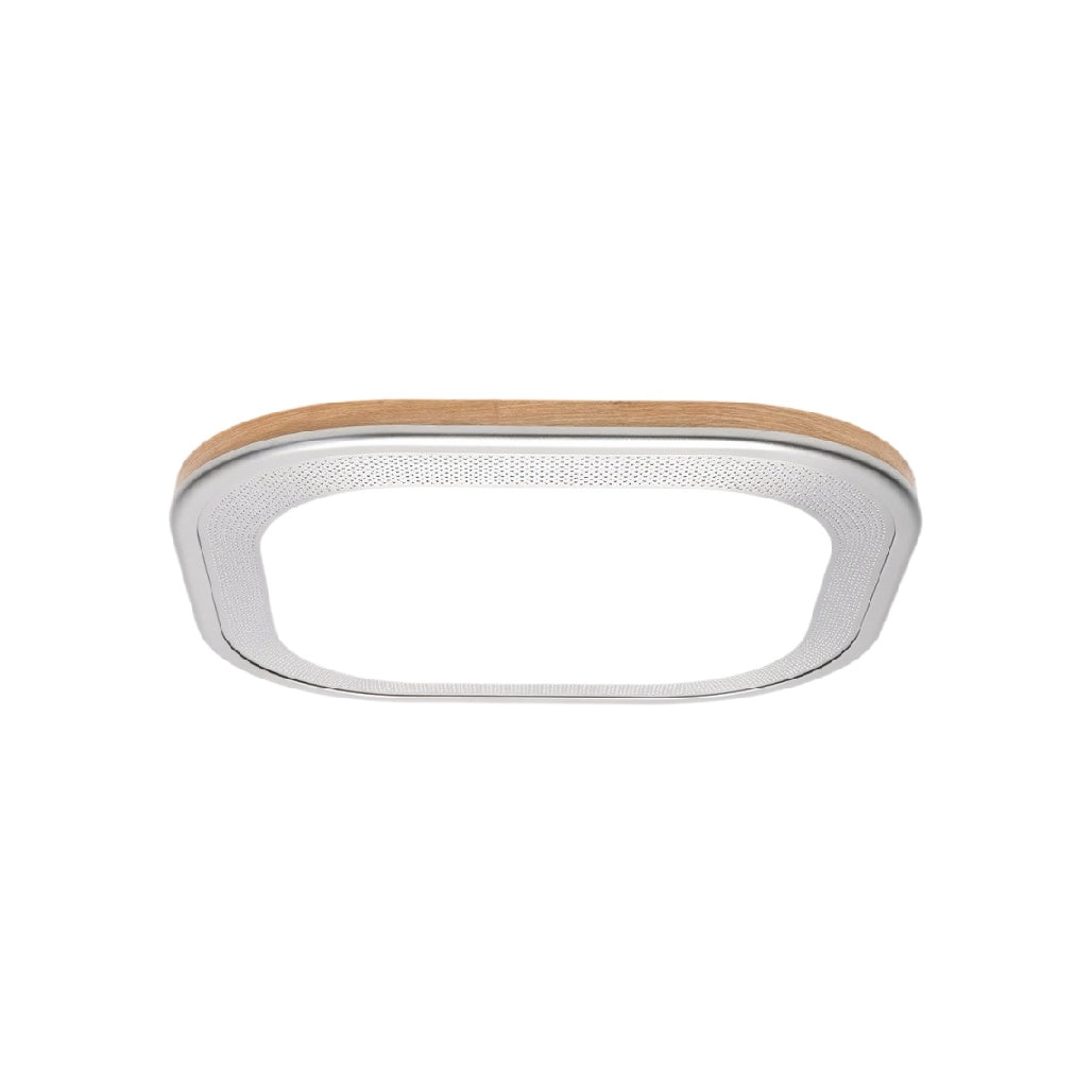 **Technische Titel in het Nederlands: Modulaire LED Plafondlamp met houten afwerking**